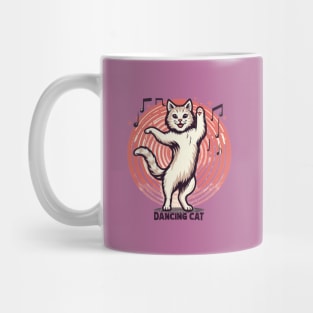 Dancing Cat Delight Mug